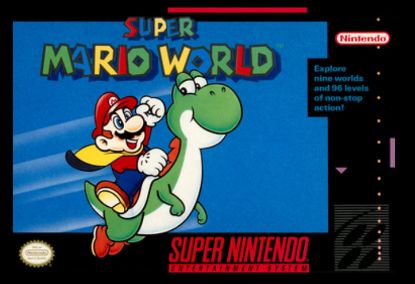Picture of Super Mario World - Super Nintendo SNES - Authentic Cartridge - Good Condition