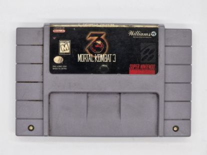 Picture of Mortal Kombat 3 - Super Nintendo SNES - Authentic Cartridge - Good Condition